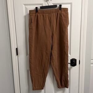 AMERICAN EAGLE Rust Jogger Fleece Sweatpants Size XL / Elevated Sweatpants